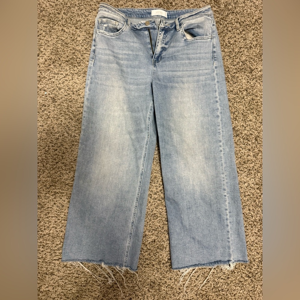 Vervet Blue Wide Leg Baggy Jeans Size 31 (12)